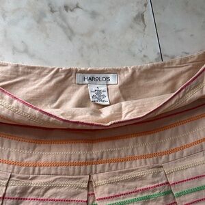 Harold's Multicolor Striped Skirt